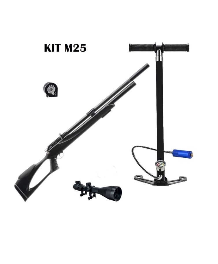 KIT COMPLETO RIFLE PCP M25 5.5 MM